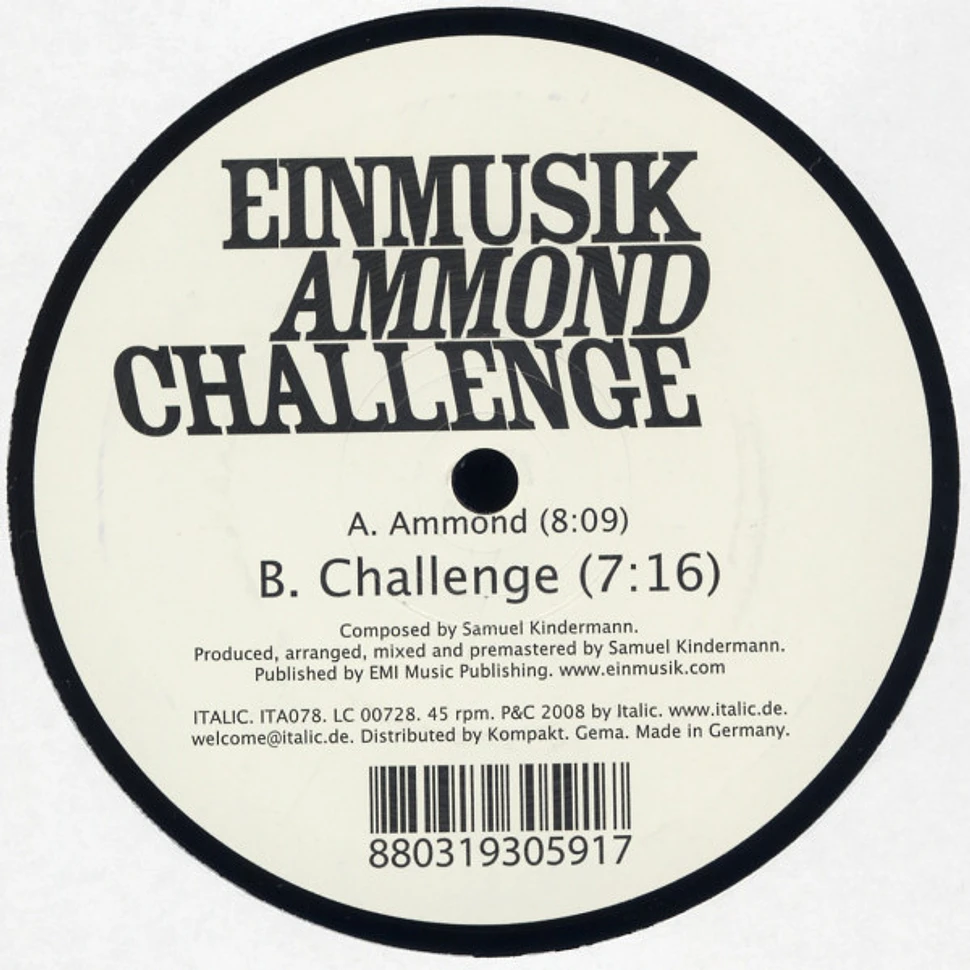 Einmusik - Ammond / Challenge