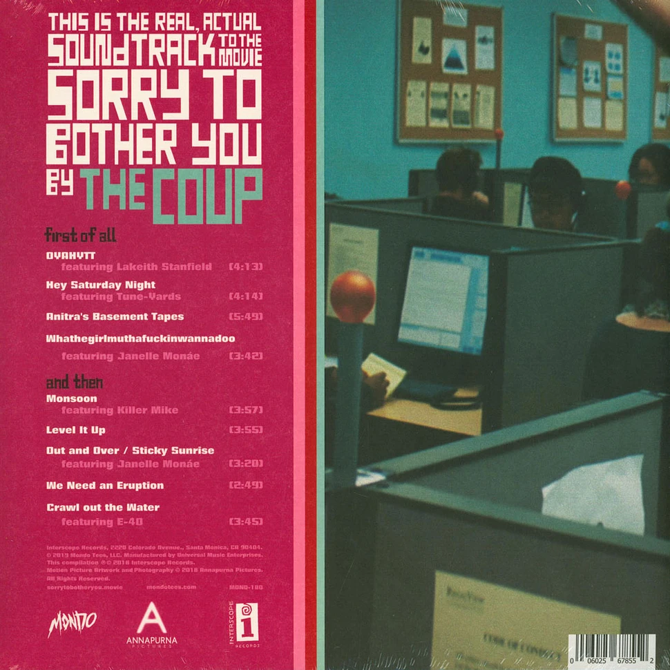 The Coup - OST This Is The Real, Actual Soundtrack To The Movie Sorry To Bother You By The Coup White Edition