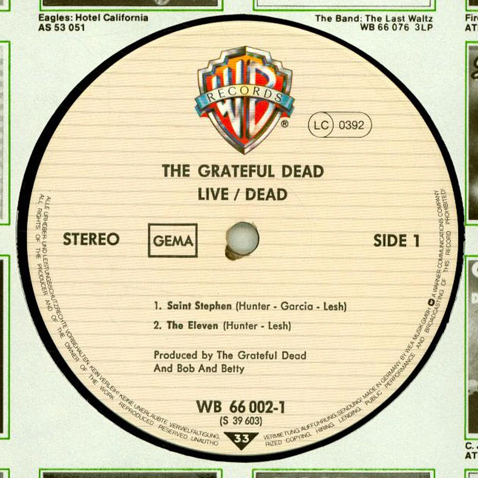 The Grateful Dead - Live/Dead