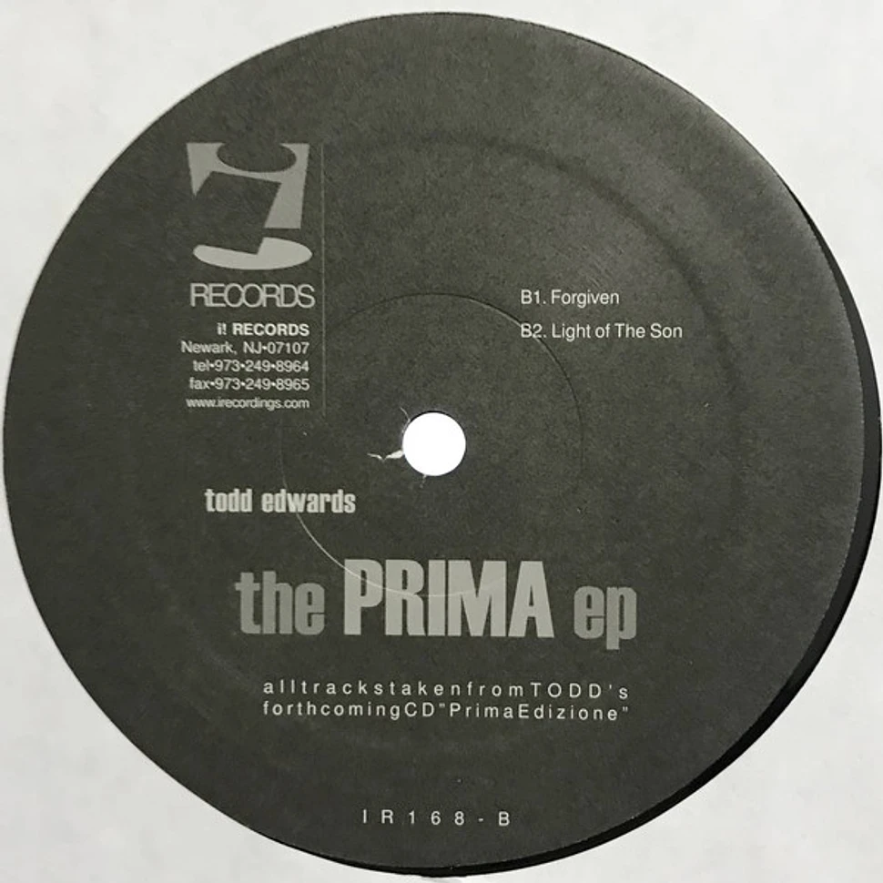 Todd Edwards - The Prima EP