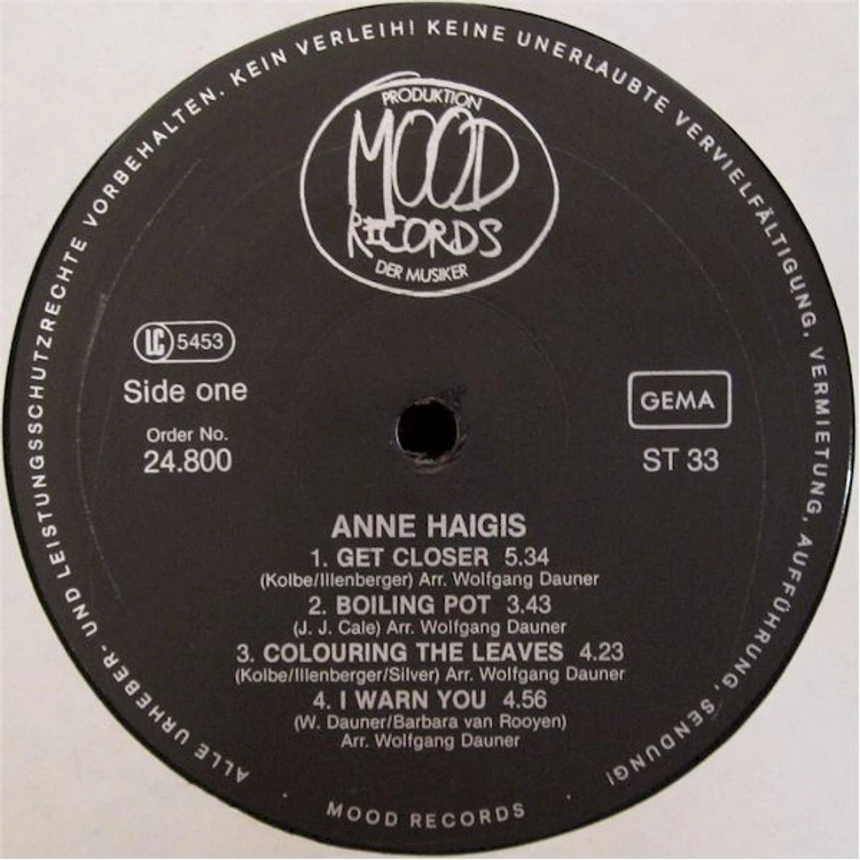 Anne Haigis - For Here Where The Life Is