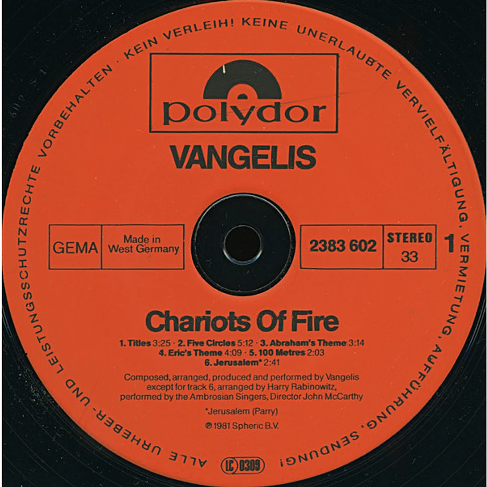 Vangelis - Chariots Of Fire