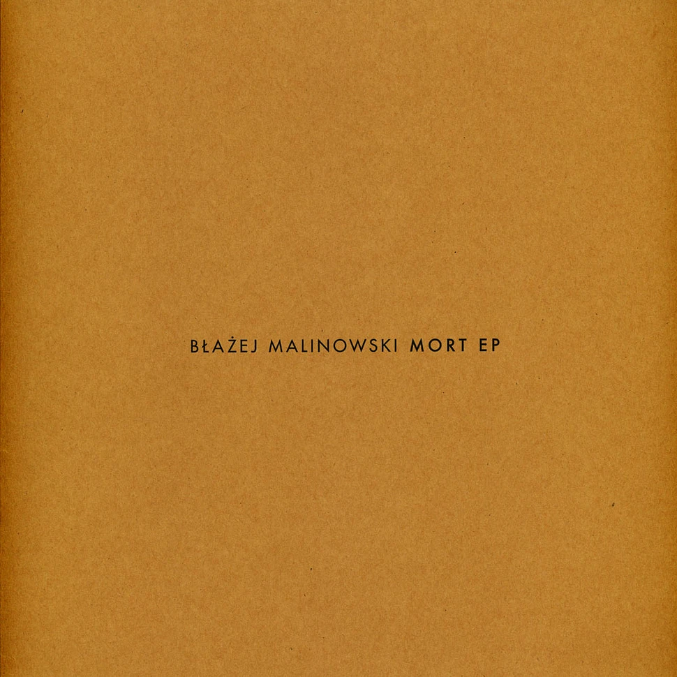 Blazej Malinowski - Mort EP