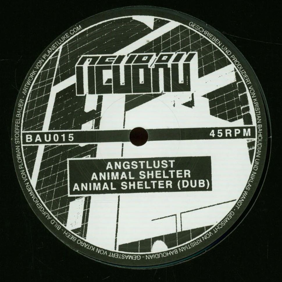 Angstlust (Kris Baha & Niklas Wandt) - Animal Shelter EP