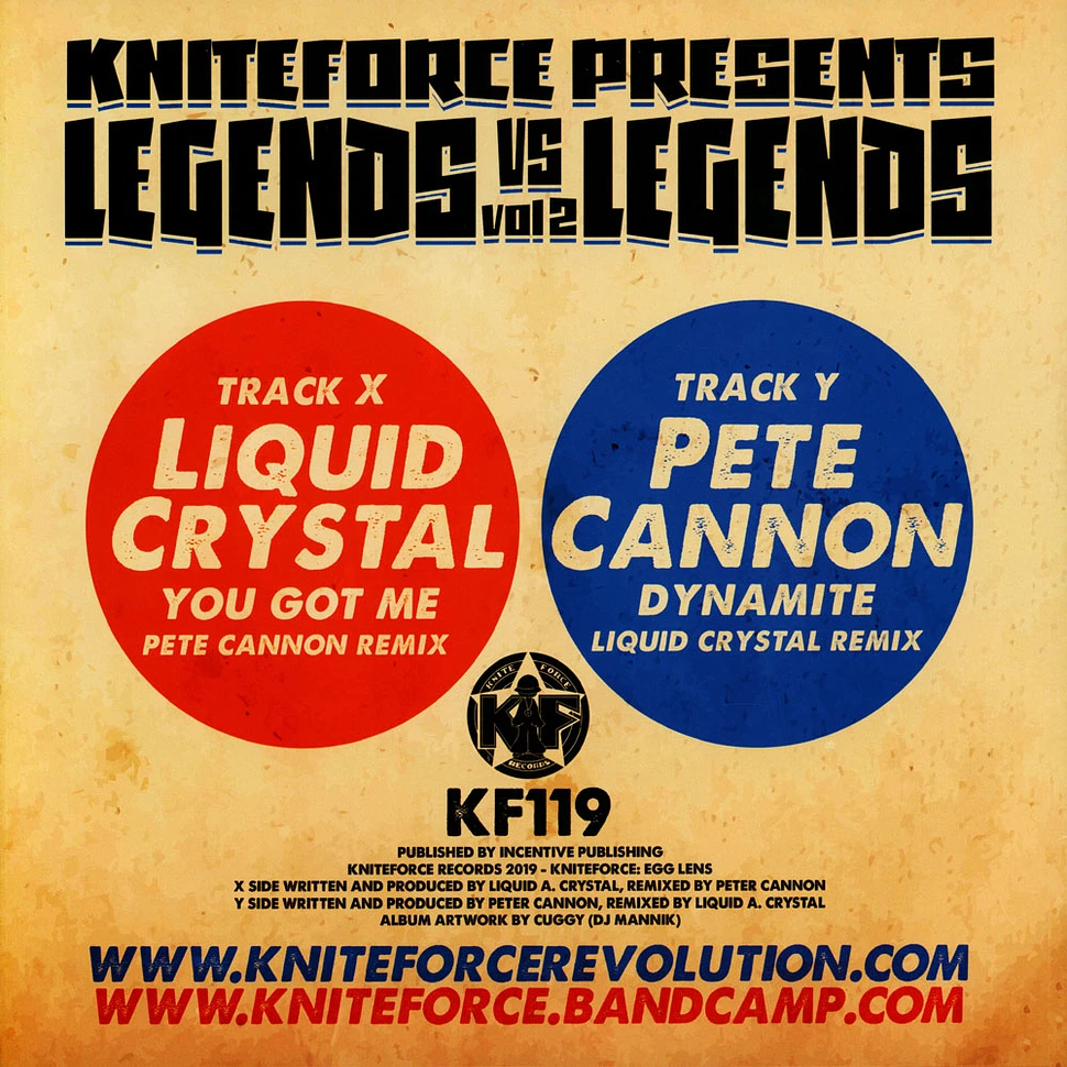 Liquid Crystal Vs. Pete Cannon - Legends Vs Legends Volume 2 EP