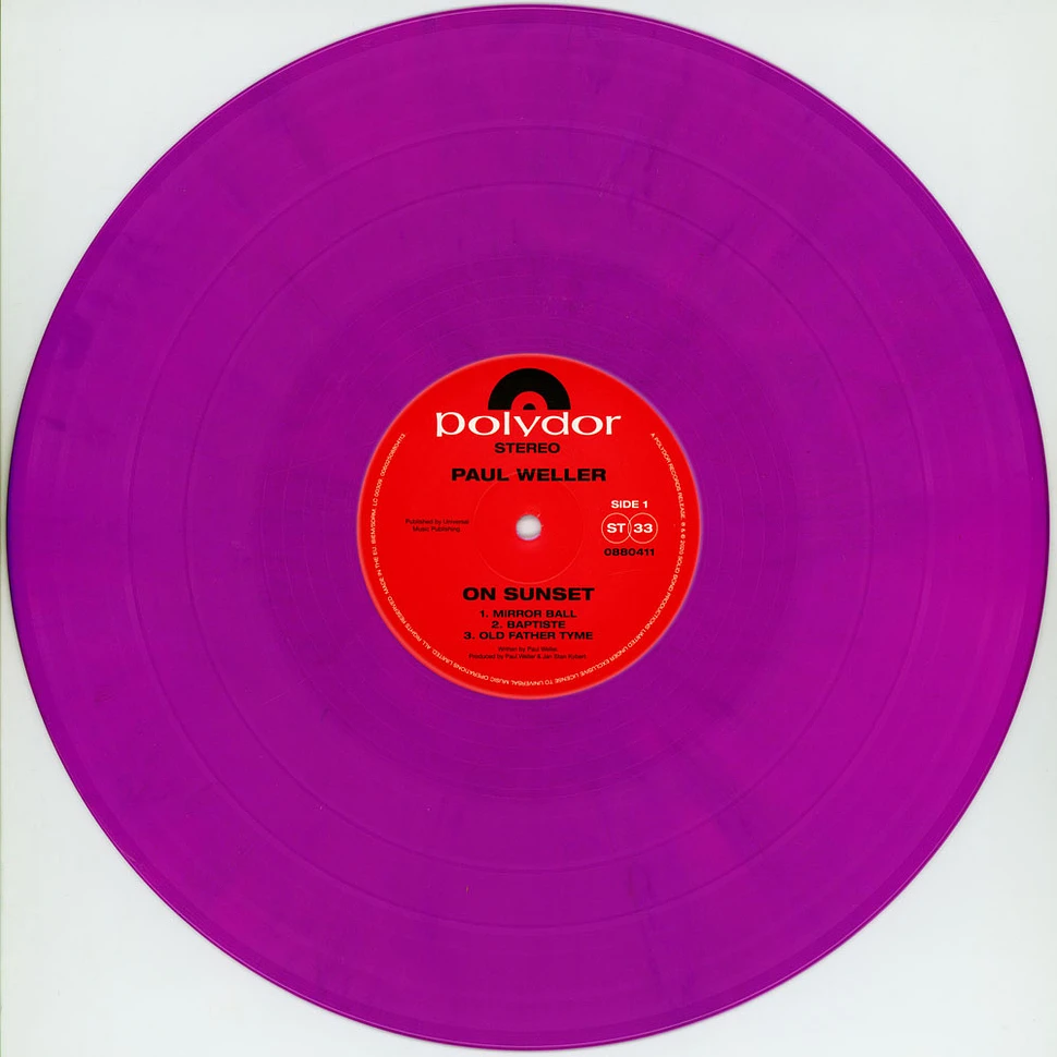 Paul Weller - On Sunset Limited Purple Vinyl Edition