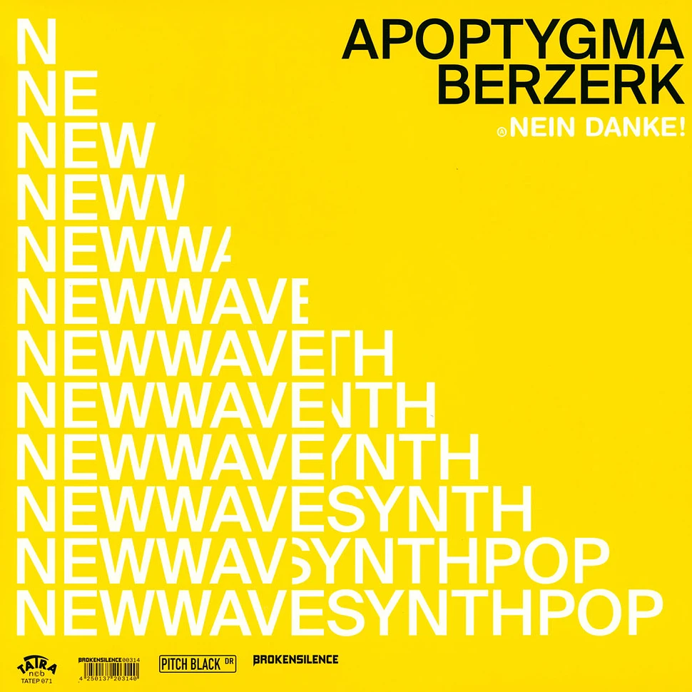 Apoptygma Berzerk - Nein Danke! Ep Limited Clear Vinyl Edition
