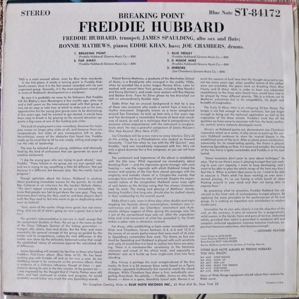 Freddie Hubbard - Breaking Point