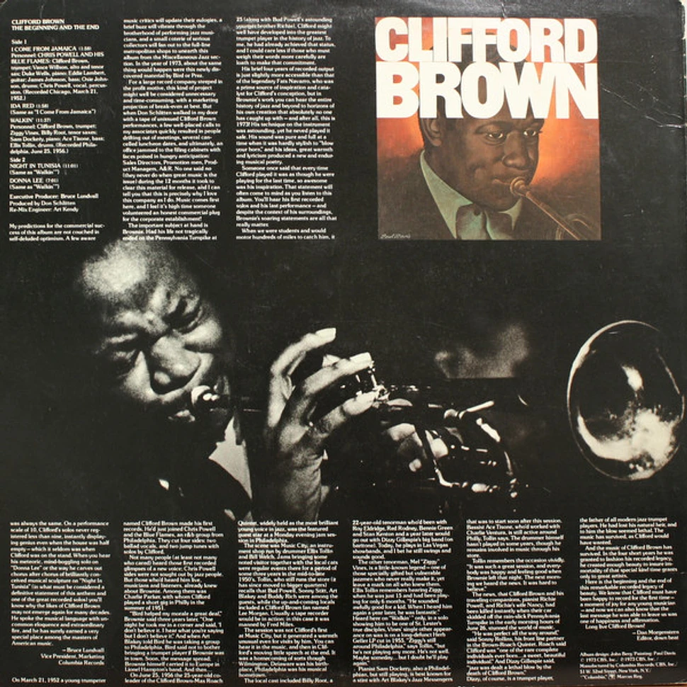 Clifford Brown - The Beginning And The End