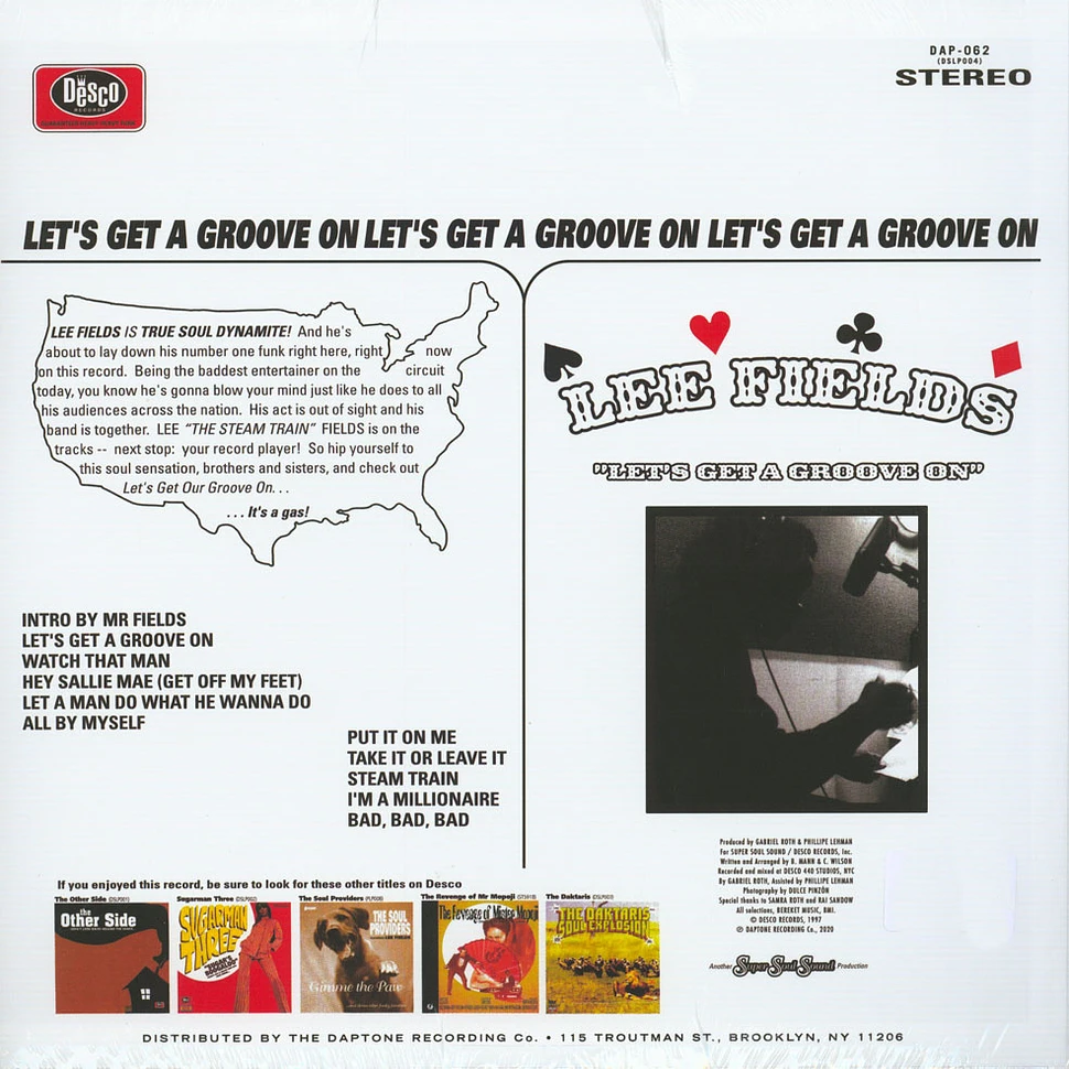 Lee Fields - Let's Get A Groove On Record Store Day 2020 Edition