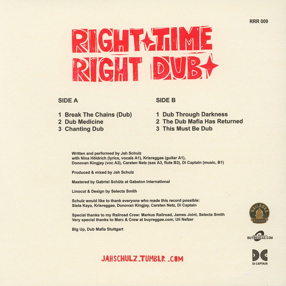 Jah Schulz - Right Time