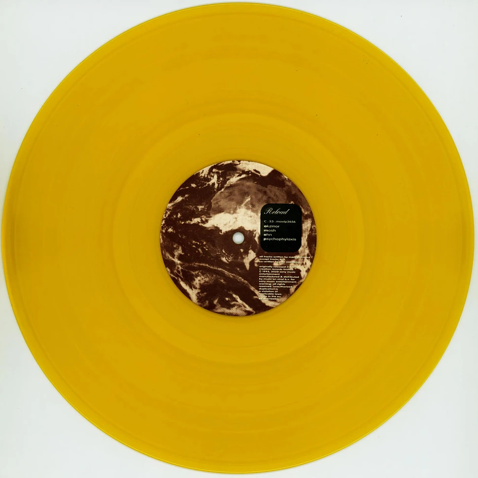 Reload (Global Communication) - A Collection Of Short Stories Limited Numbered Translucent Yellow Vinyl Edition