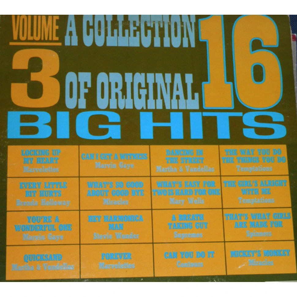 V.A. - A Collection Of 16 Original Big Hits Volume 3