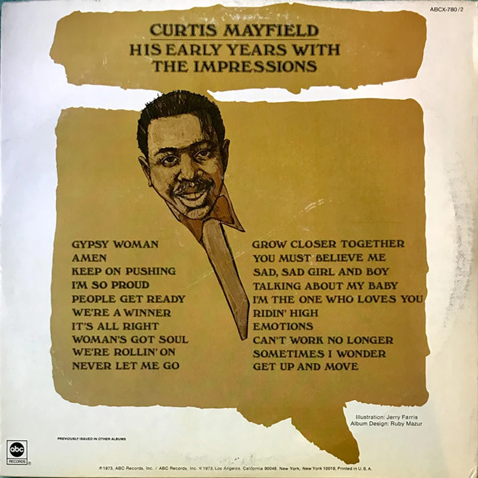 Curtis Mayfield - His Early Years With The Impressions