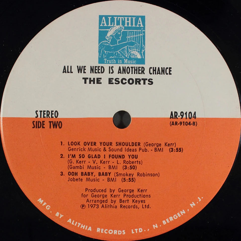 The Escorts - All We Need Is Another Chance