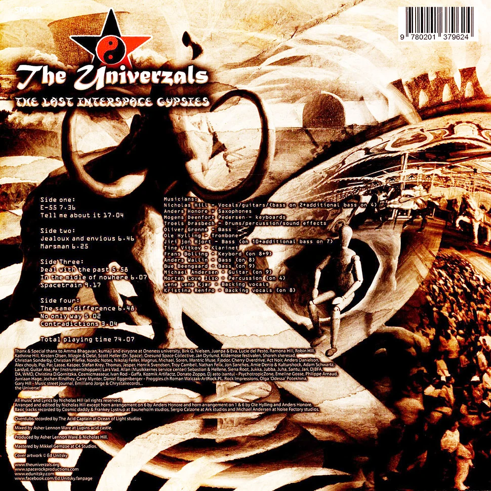The Univerzals - The Last Interspace Gypsies Black Vinyl Edition
