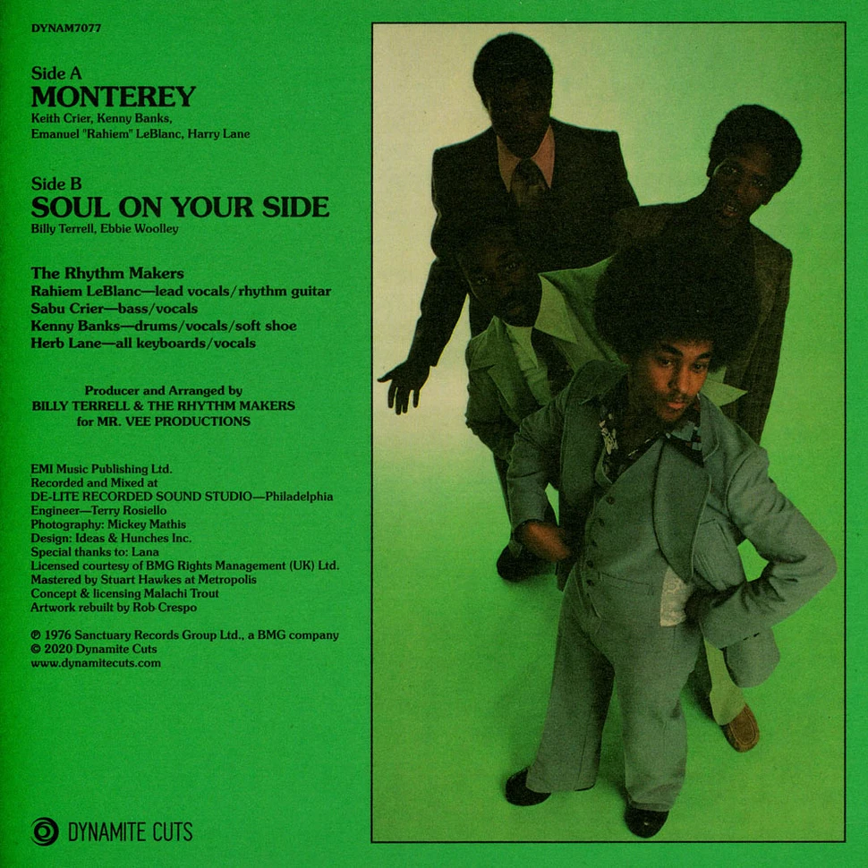 Rhythm Makers - Monterey / Soul On Your Side