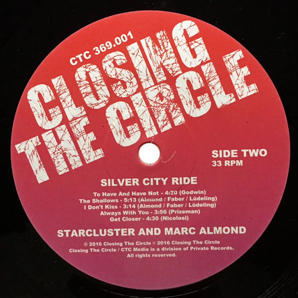 Starcluster And Marc Almond - Silver City Ride