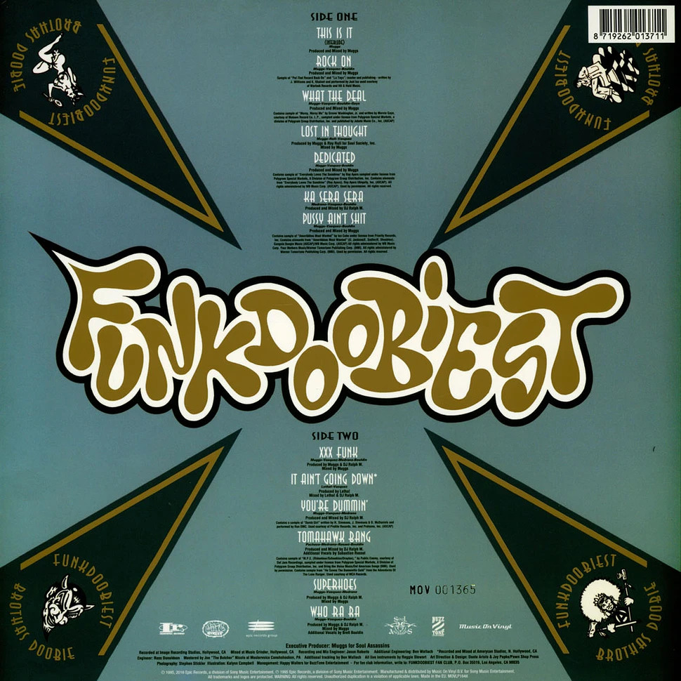Funkdoobiest - Brothas Doobie Limited Numbered Blue Vinyl Edition