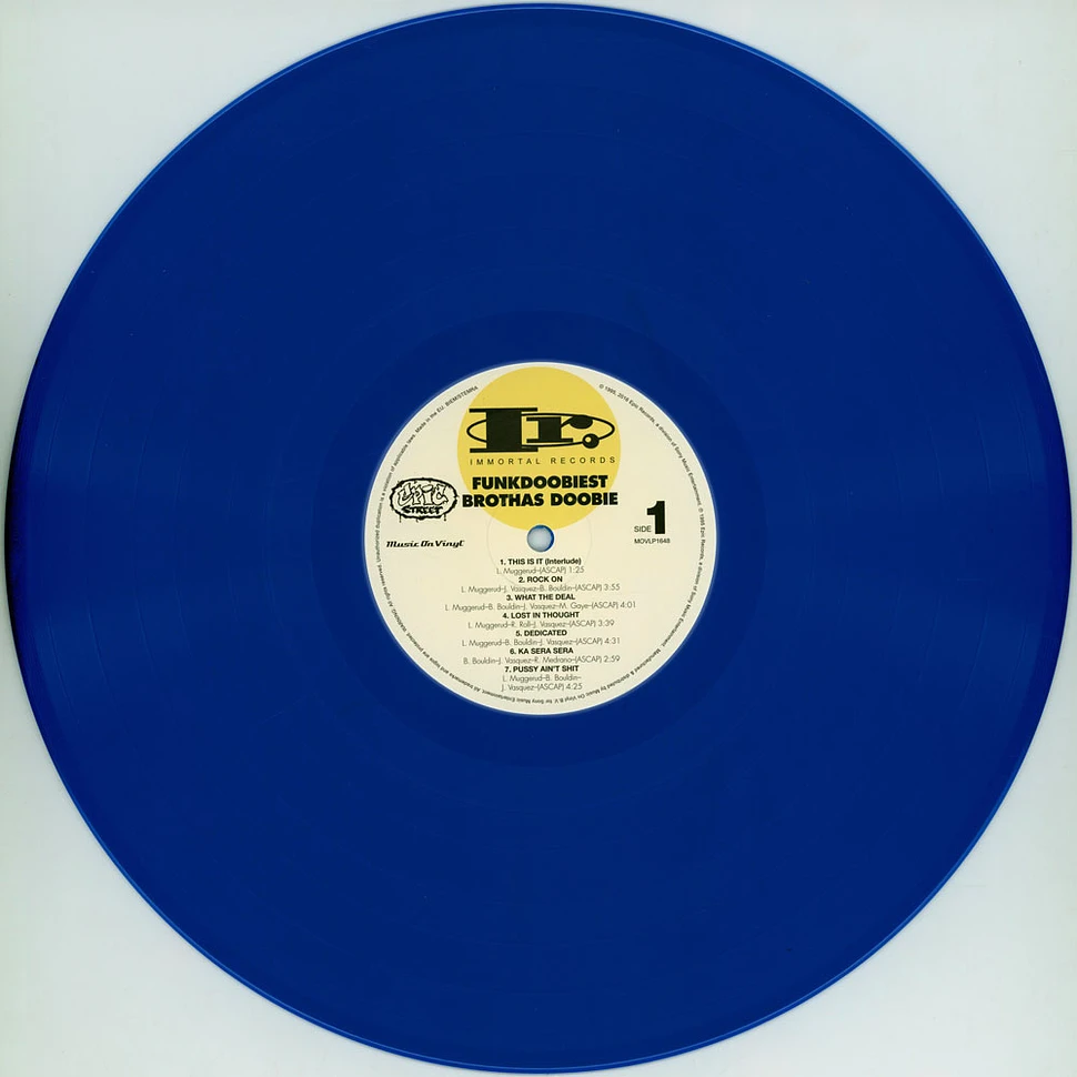 Funkdoobiest - Brothas Doobie Limited Numbered Blue Vinyl Edition