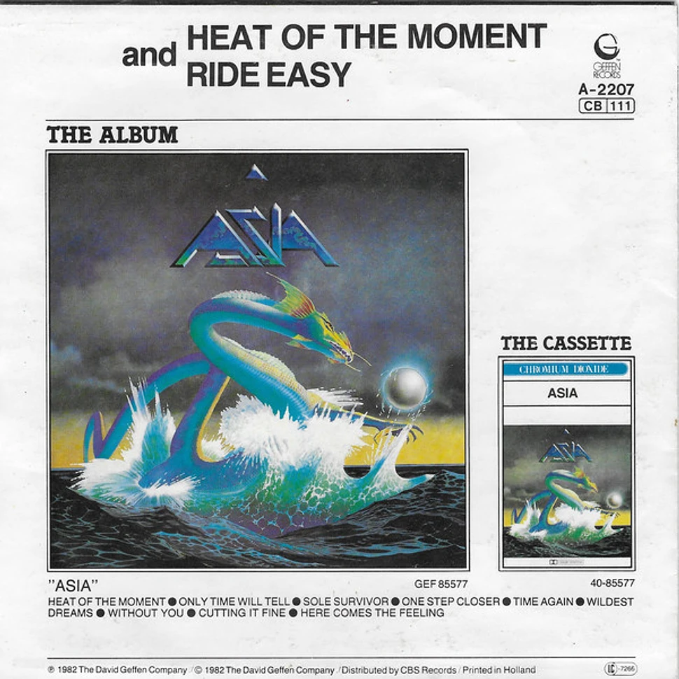 Asia - Heat Of The Moment