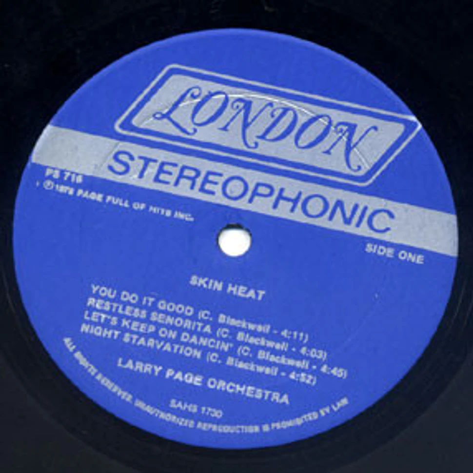 Larry Page Orchestra - Skin Heat