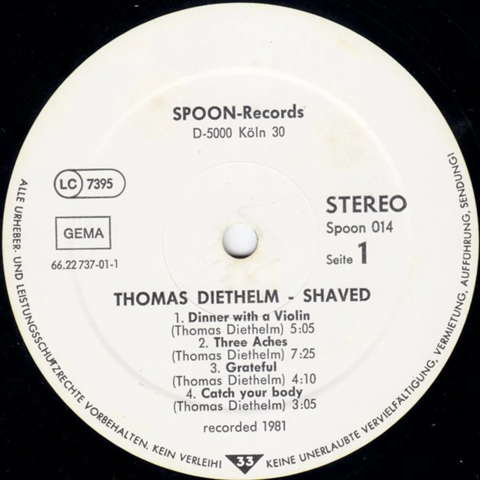 Thomas Diethelm - Shaved