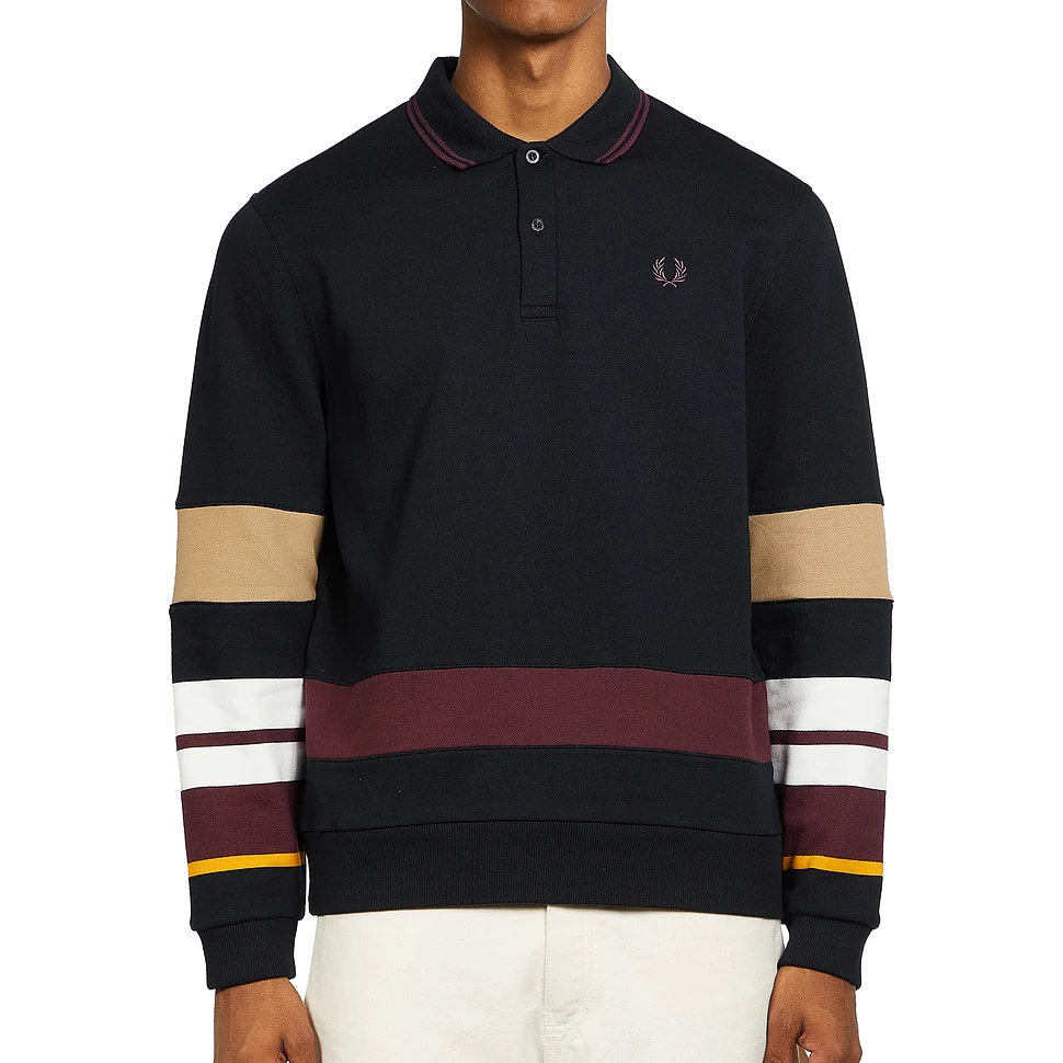 Fred Perry - Striped Sleeve Polo Shirt