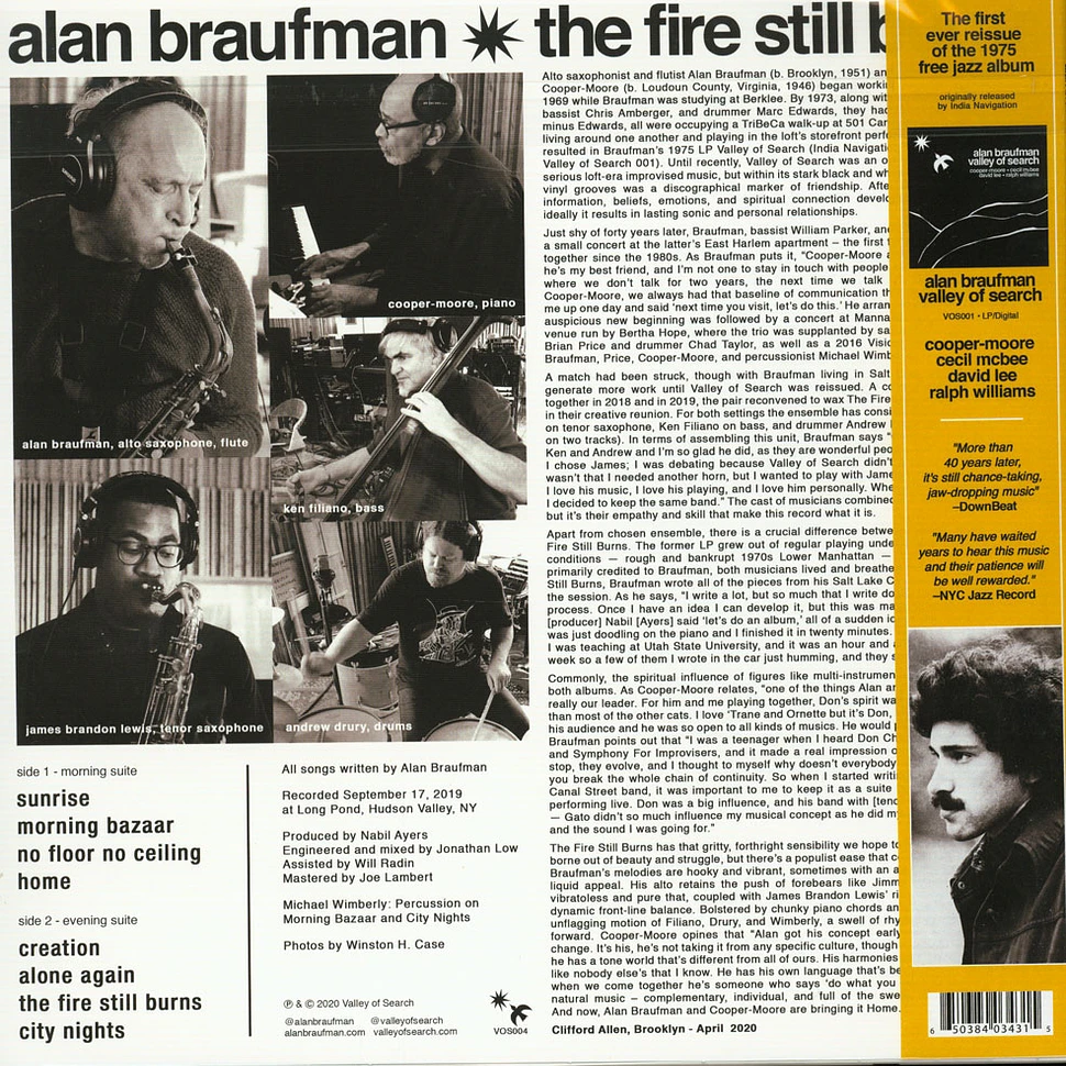 Alan Braufman - The Fire Still Burns