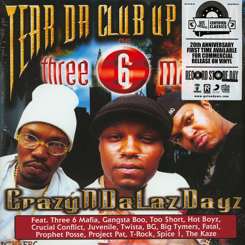 Tear Da Club Up Thugs Of Three 6 Mafia - Crazyndalazdayz Record Store Day 2020 Edition