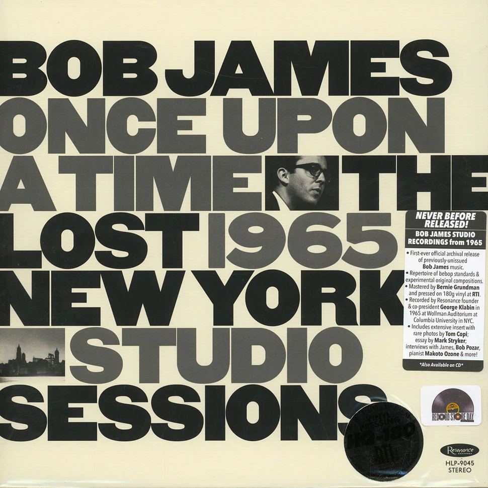 Bob James - Once Upon A Time: The Lost 1965 New York Studio Sessions Record Store Day 2020 Edition