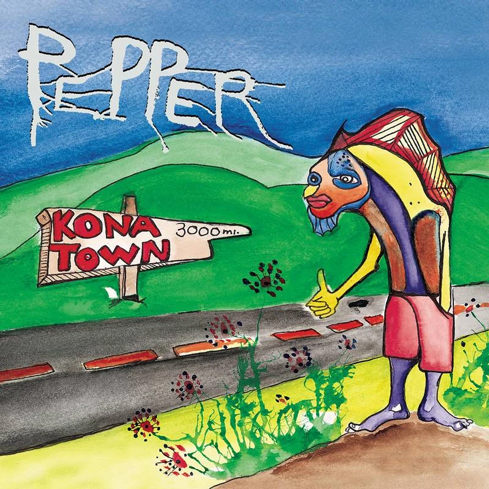 Pepper - Kona Town Clear With Blue Splatter Record Store Day 2020 Edition