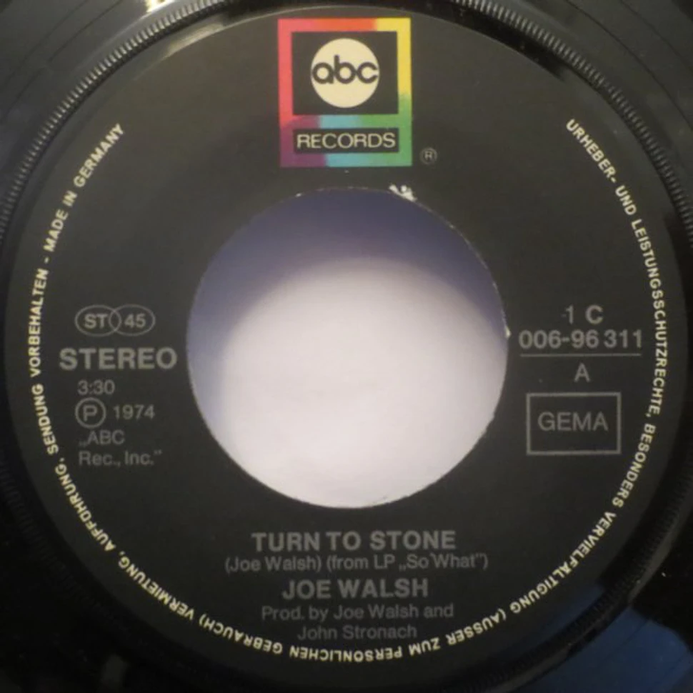 Joe Walsh - Turn To Stone