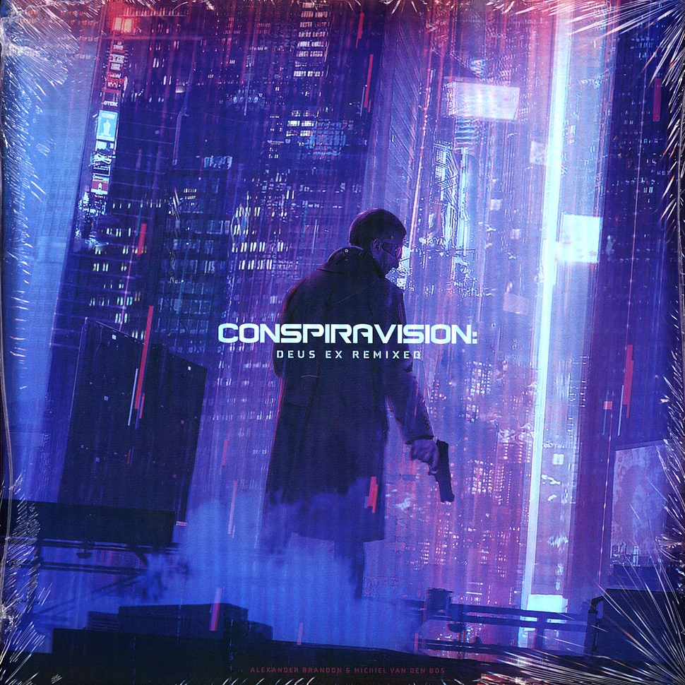 Alexander Brandon, Michiel Van Den Bos - Conspiravision: Deus Ex Remixed Colored / Clear Vinyl Edition