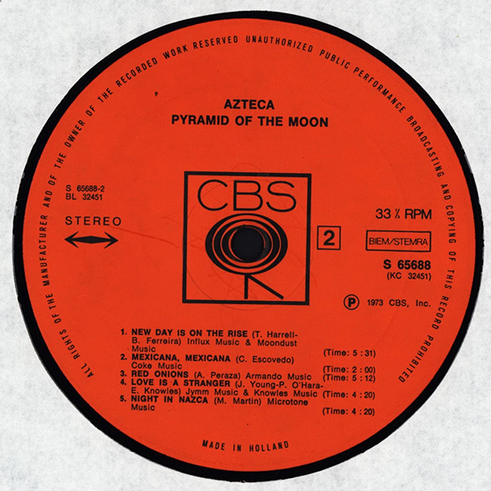 Azteca - Pyramid Of The Moon