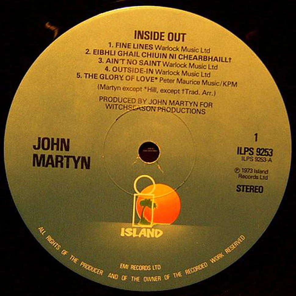 John Martyn - Inside Out