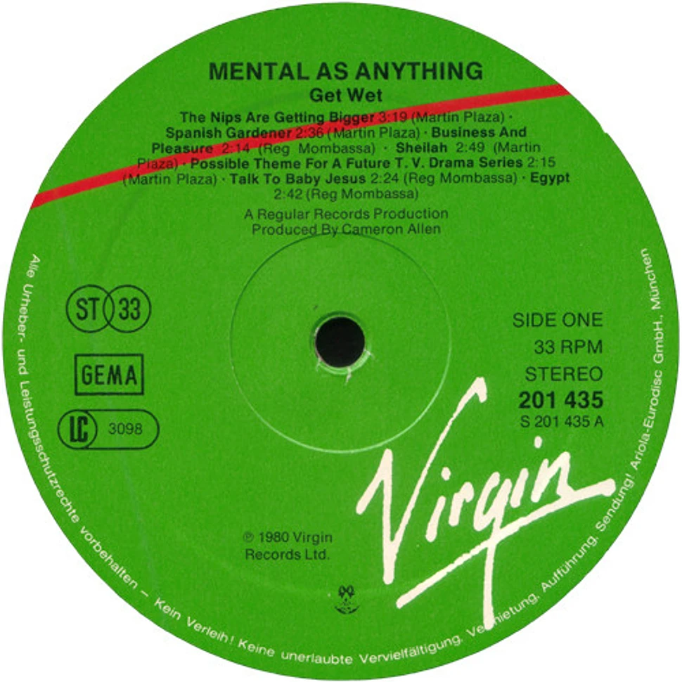 Mental As Anything - Get Wet