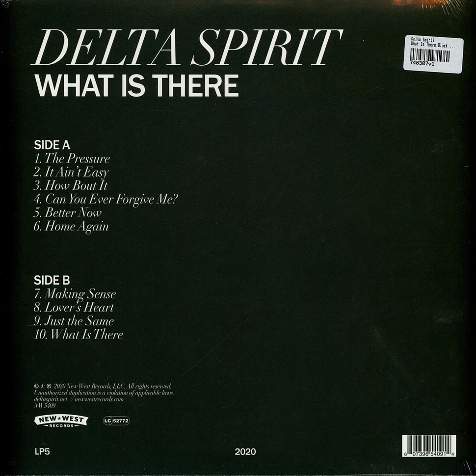 Delta Spirit - What Is There Black Vinyl Edition