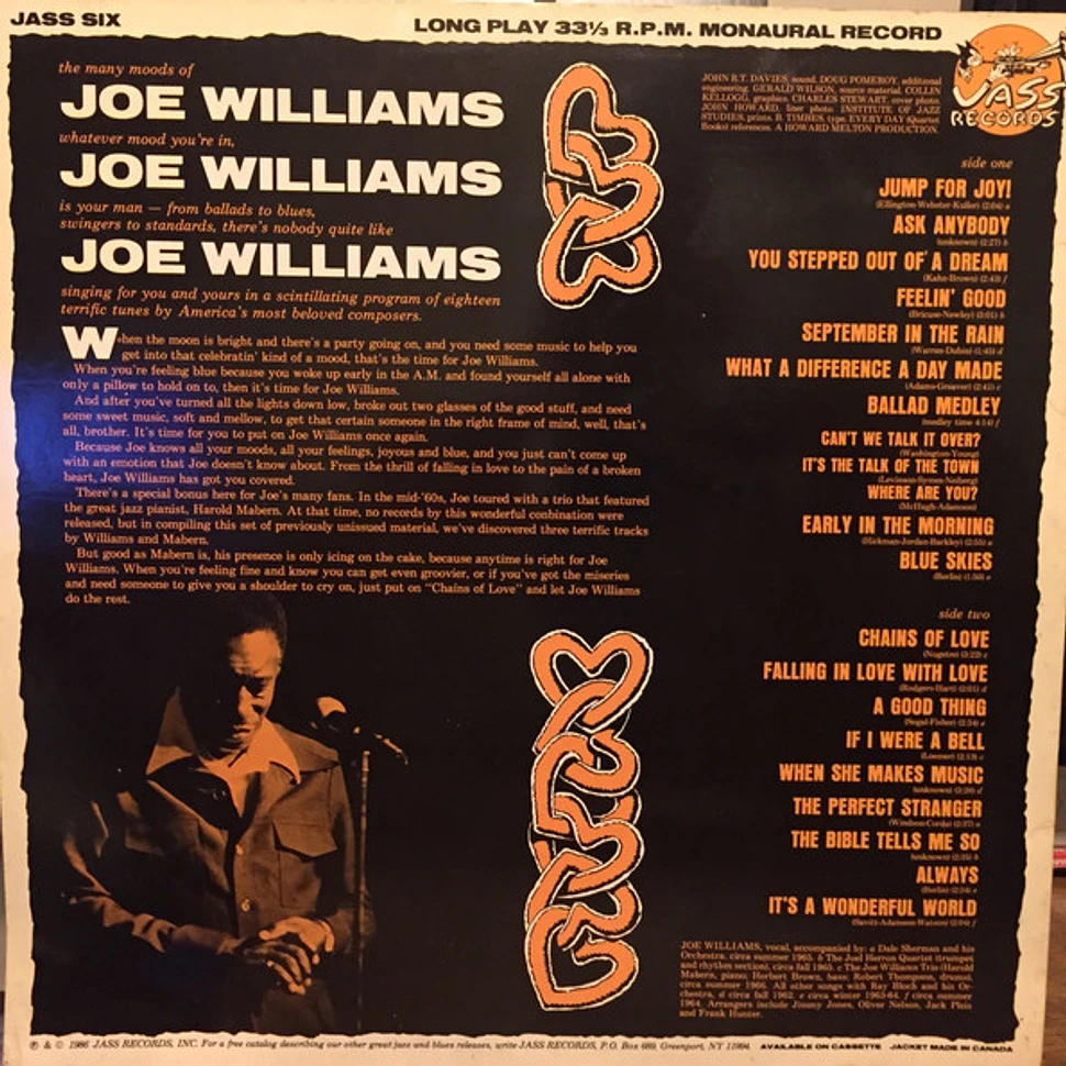 Joe Williams - Chains Of Love