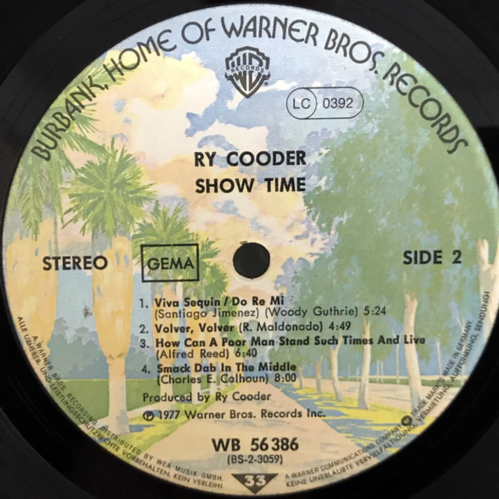 Ry Cooder - Show Time