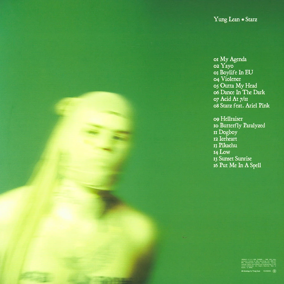 Yung Lean - Starz Black & Green Vinyl Edition