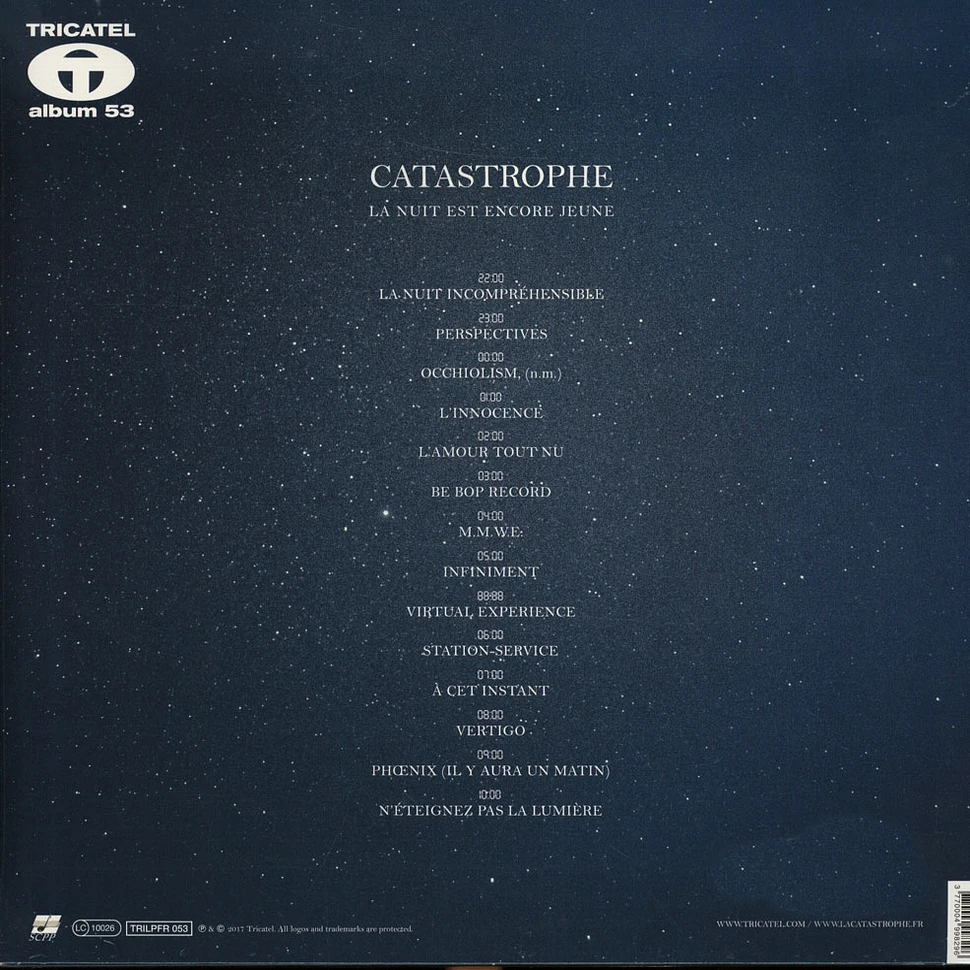 Catastrophe - La Nuit Est Encore Jeune