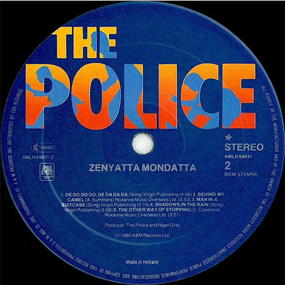 The Police - Zenyatta Mondatta