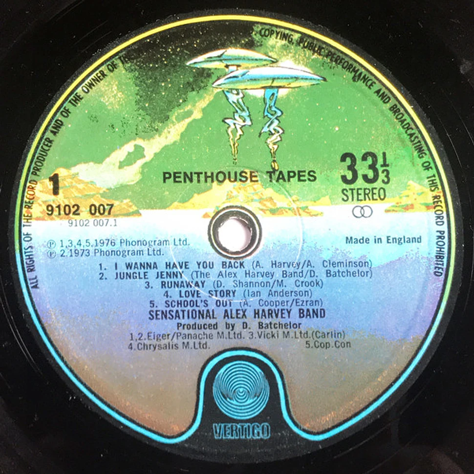 The Sensational Alex Harvey Band - The Penthouse Tapes