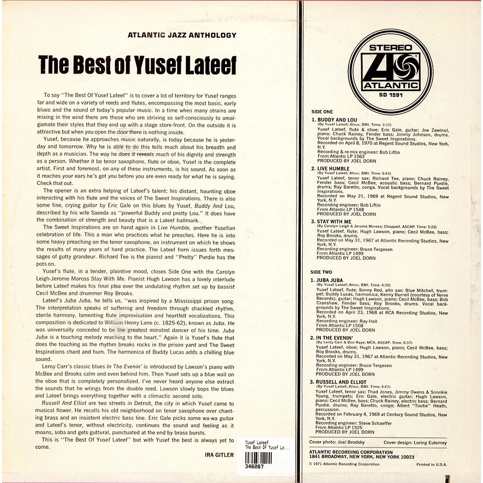 Yusef Lateef - The Best Of Yusef Lateef
