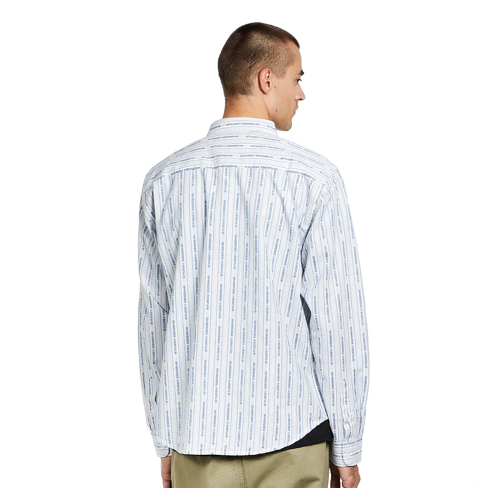 Stüssy - Jacquard Logo Stripe Shirt