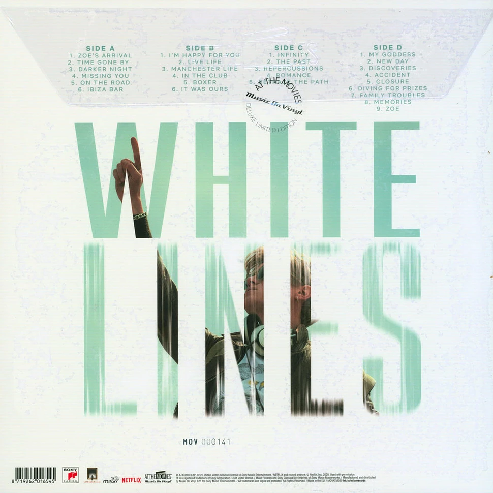 Tom Holkenborg aka Junkie XL - OST White Lines Limited Numbered Blue Vinyl Edition
