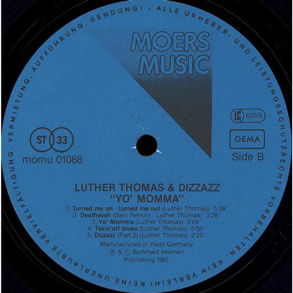 Luther Thomas & Dizzazz - Yo' Momma