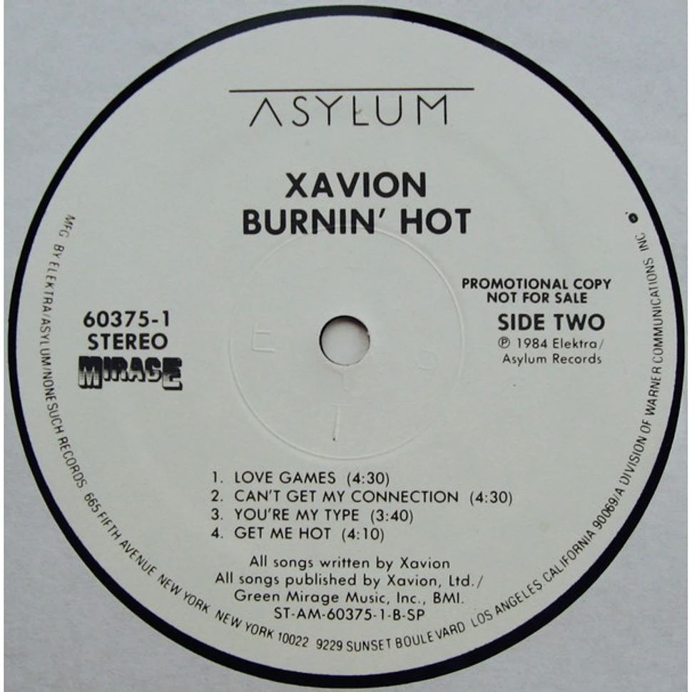 Xavion - Burnin' Hot