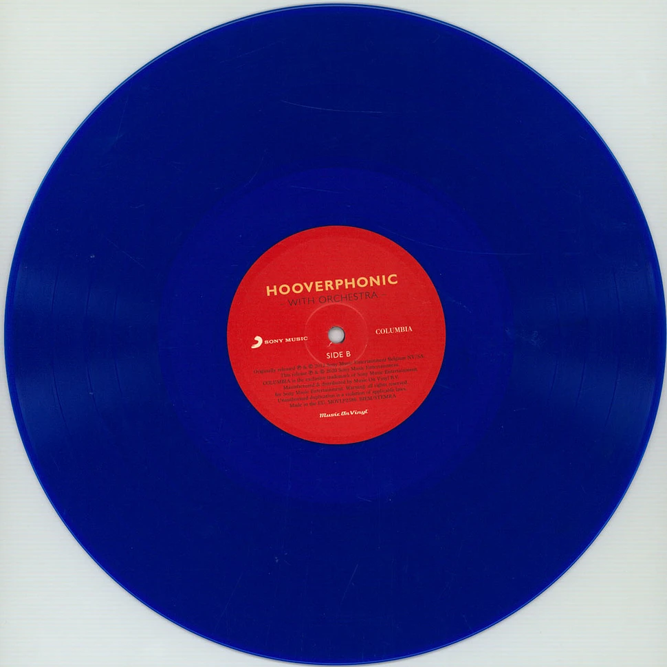 Hooverphonic - With Orchestra Limited Numbered Blue Vinyl Edition